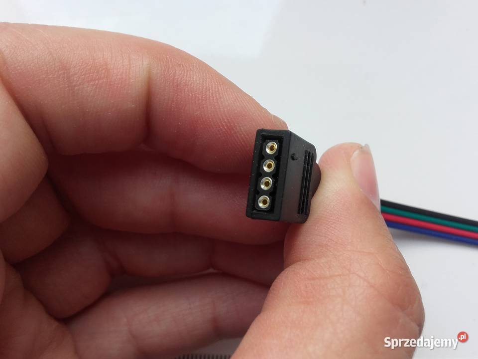 Złączka do taśm LED RGB z kablem łącznik 4pin