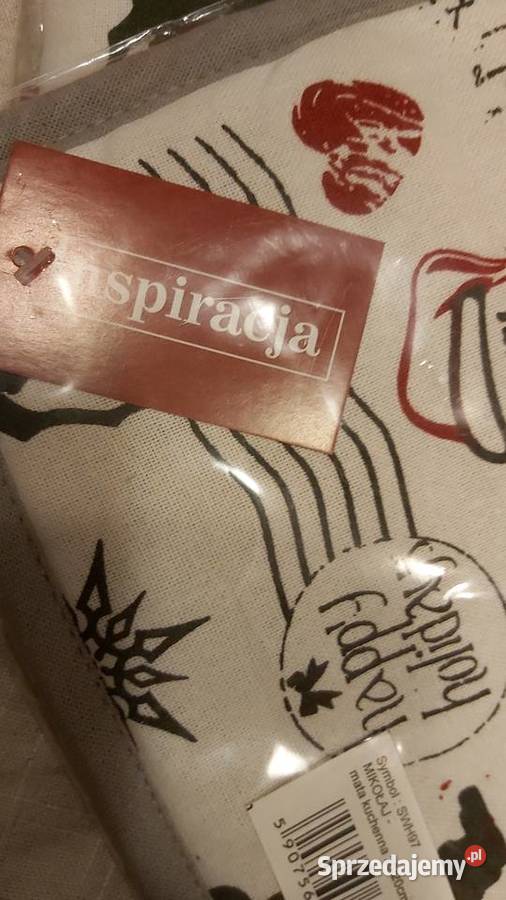 Komplet kuchenny 2 rękawice i mata prezent