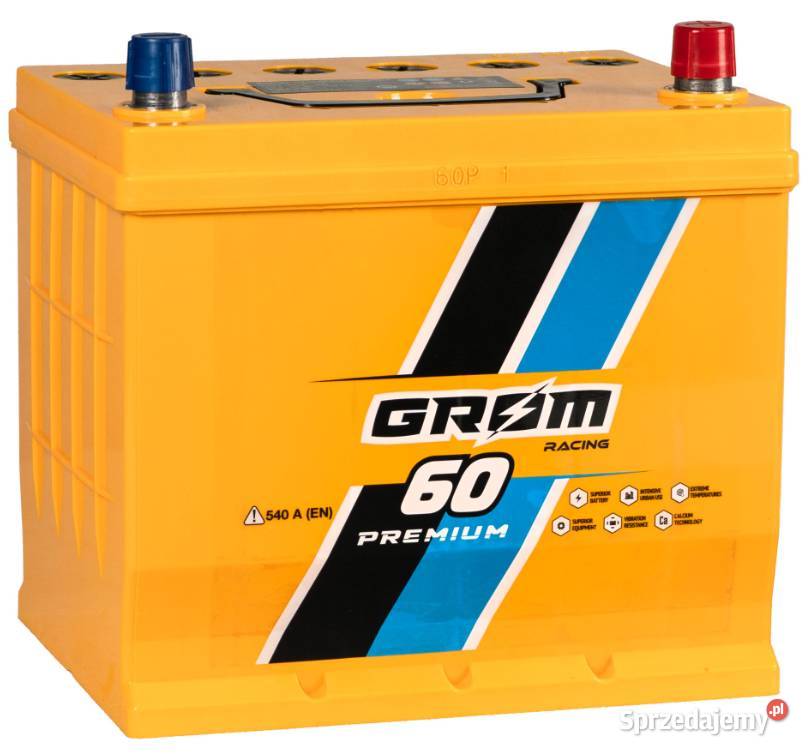 Akumulator GROM Racing 60Ah 540A Japan P PŁOCK osobowe Płock sprzedam