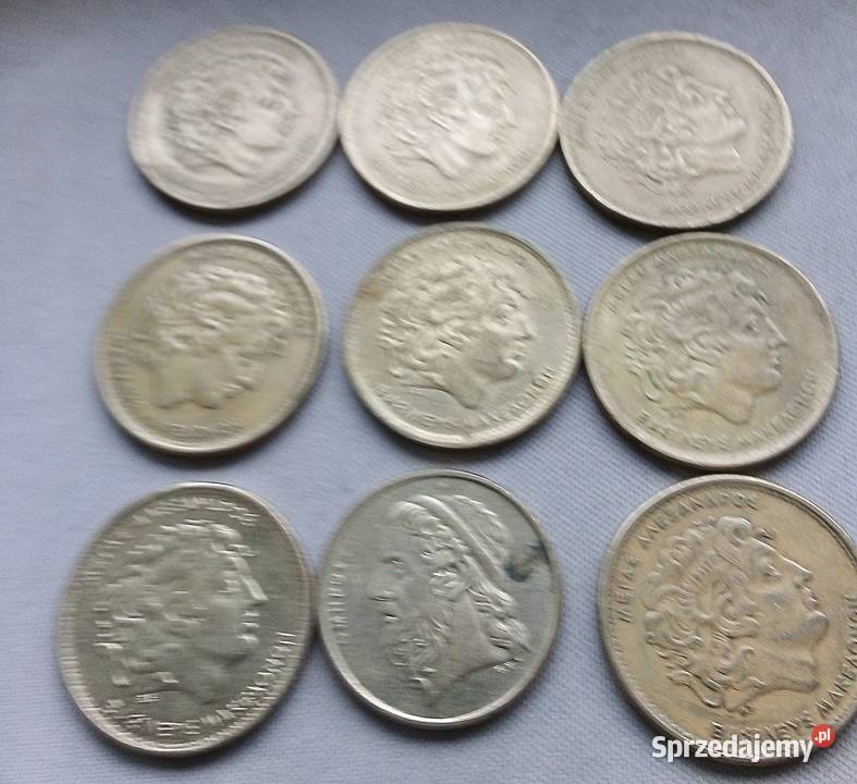 GRECJA100 50 DRACHM9 MONET Legionowo