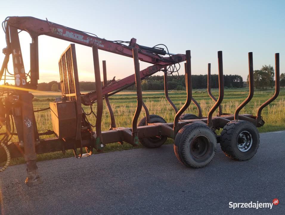 Przyczepa leśna 8 ton łódzkie Piaszczyce