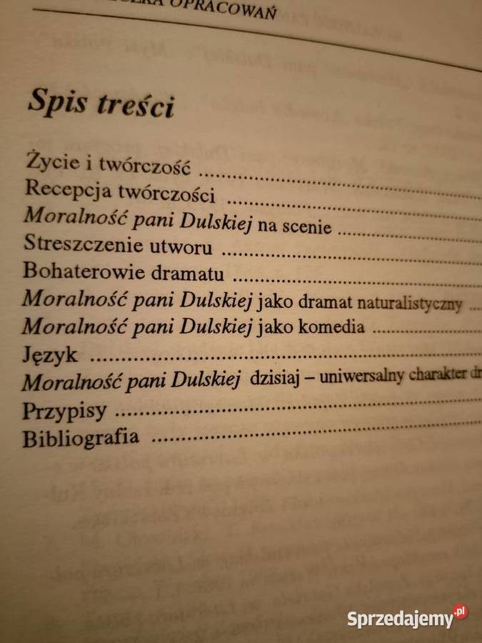 Moralność pani Dulskiej biblioteka analiz Warszawa