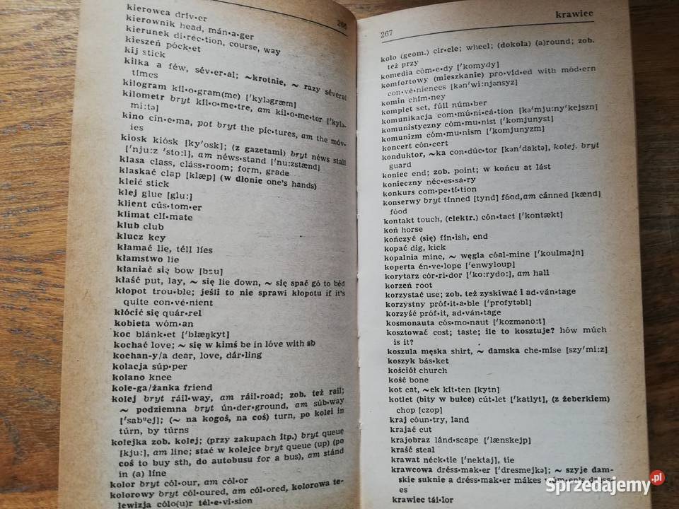 Słowniczek Angielsko Polski Polsko Angielski Kraków