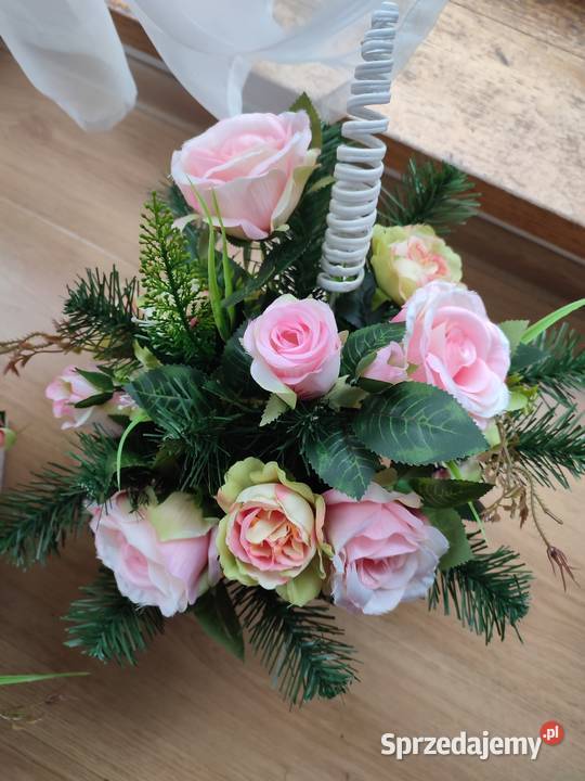 Kochanej Mamie zestaw na grób z dedykacją Dom i Ogród Sosnowiec