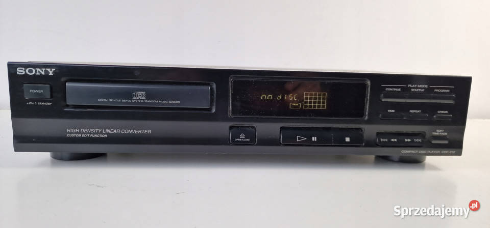 SONY odtwarzacz kompaktowy CD player CDP 212