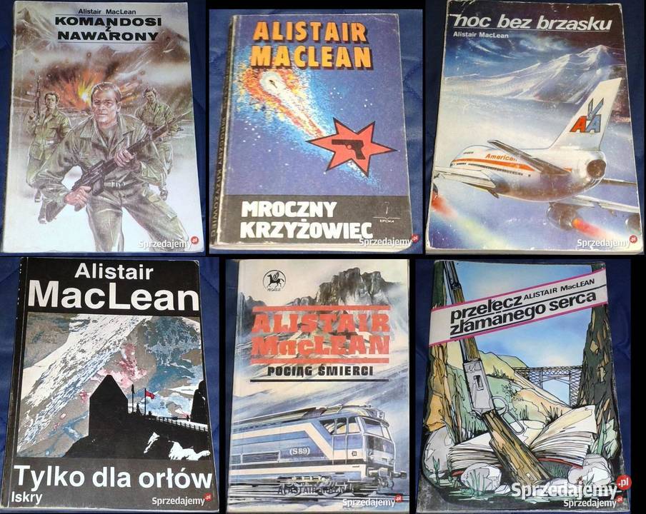 Alistair MacLean 18 książek lubelskie Chełm