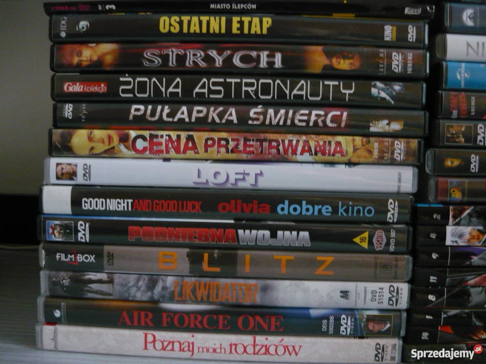 Zestaw filmów DVD wysyłka podlaskie