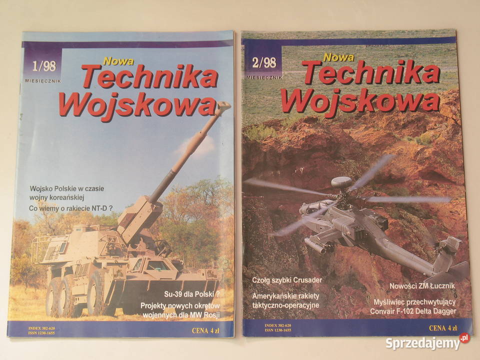 Technika Wojskowa 13 i 612 rocznik 1998 Kraków