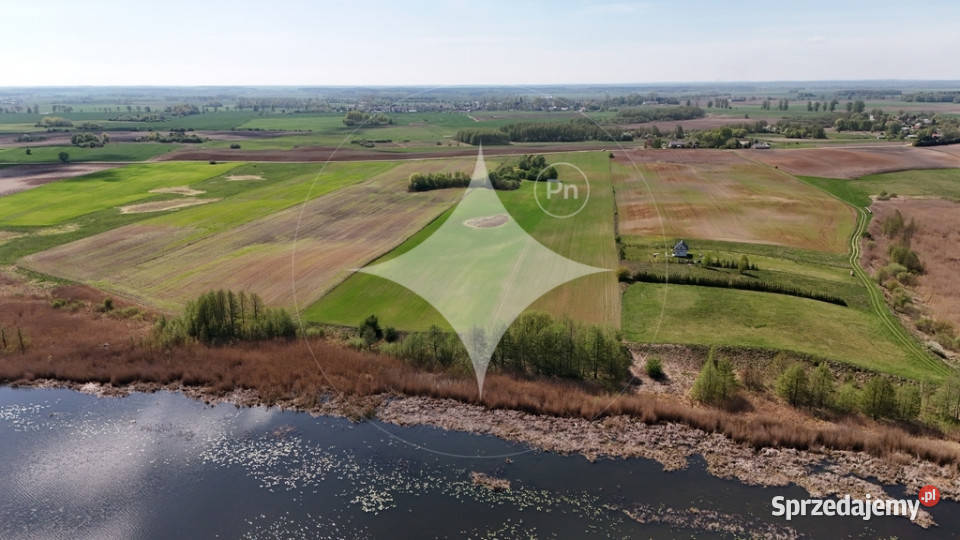 Działka rolna jeziorem Skomętno 654ha Mazurowo