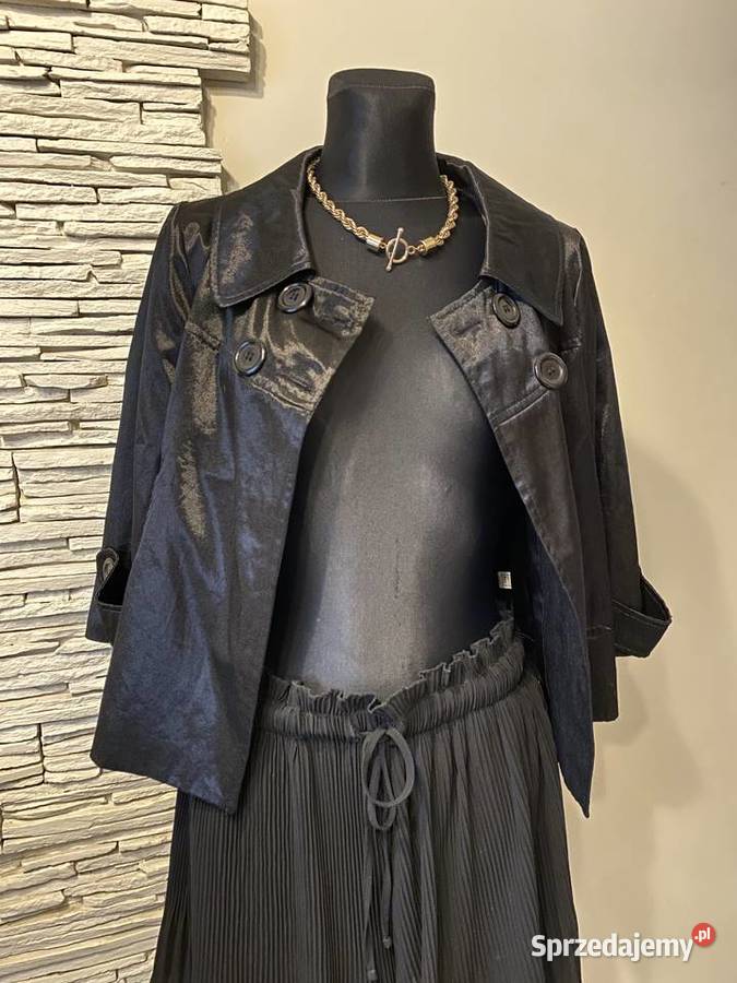 żakiet dwurzędowy nabłyszczaqny