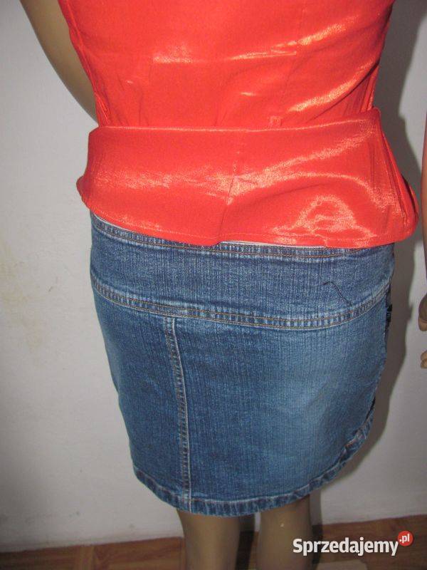 spódnica jeansowa moon skirt jeans