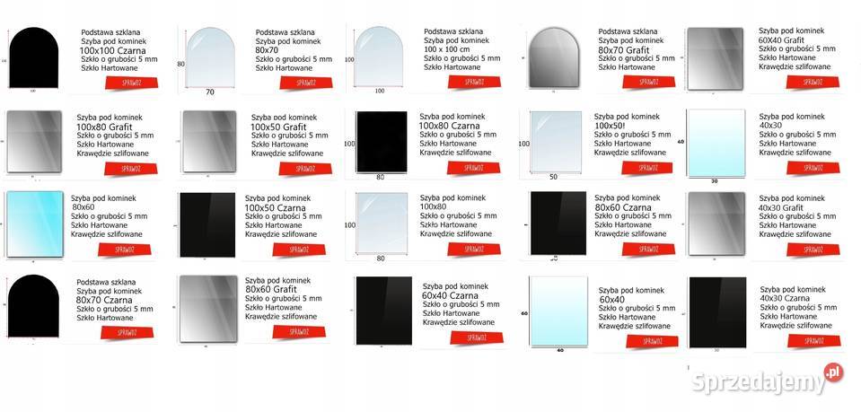 Szyba Szkło Hartowana Podstawa Pod Kominek małopolskie Skawina