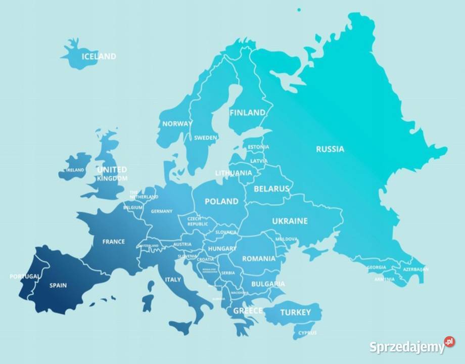 Mapy Europy Toyota AURIS PRIUS AVENSIS CAMRY Aleksandrów Łódzki