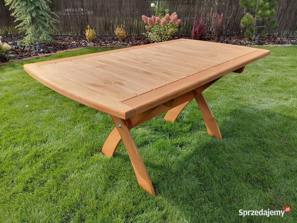 Meble ogrodowe drewniane składane typ X lamel 6 Kalety