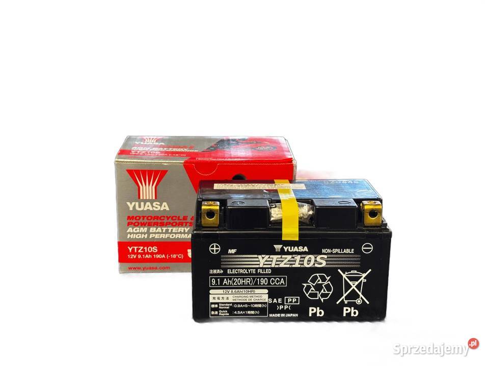 Akumulator YUASA 12V 91Ah 190A L YTZ10S dolnośląskie Jelcz-Laskowice