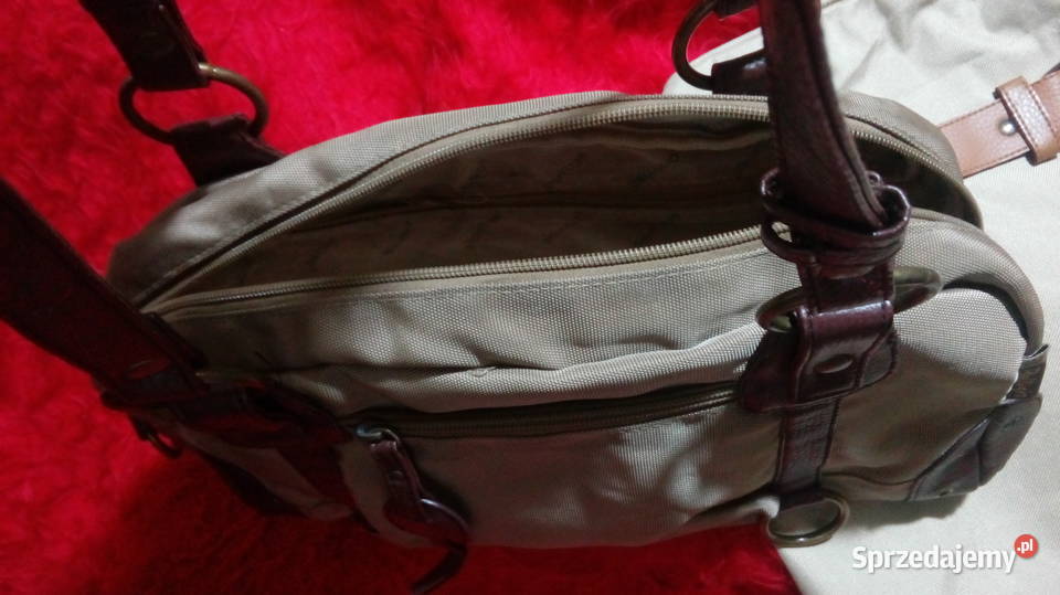 Dwie Torebki A4Nowaużywana khakibeżBellugio Moda i Styl