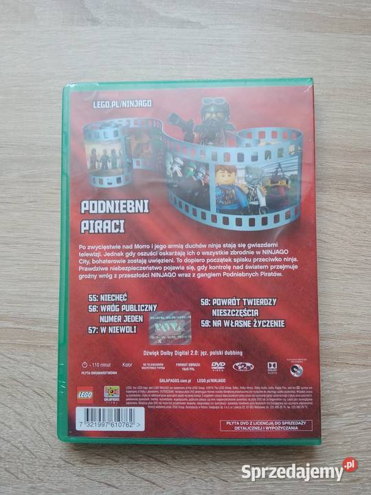 Płyta Dvd LEGO Ninjago Podniebni Piraci Chrzanów