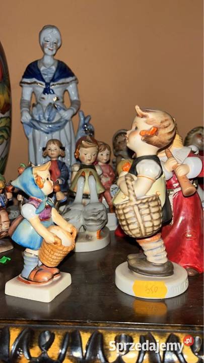 Dziewczynka duża z koszyczkiem Figurka Goebel Gdańsk