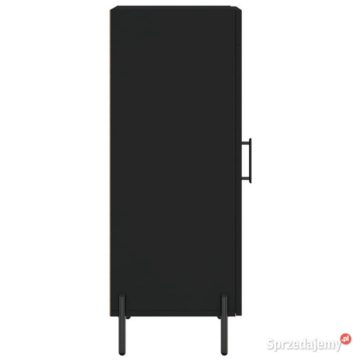 Szafka czarna 345x34x90 materiał drewnopochodny Warszawa