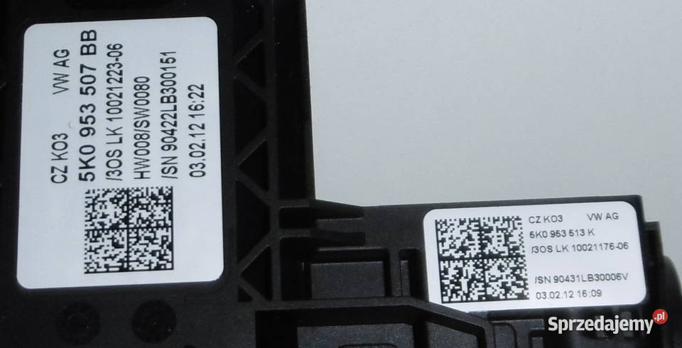 Manetki 5k0953507bb 5k0953513k Vw Seat Skoda Tychy