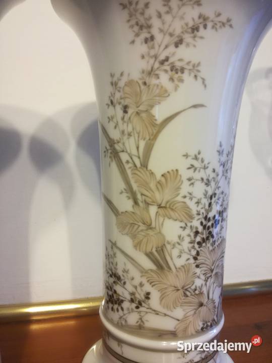 Komplet wazony Ekskluzywna piękna porcelana AK śląskie Jastrzębie-Zdrój