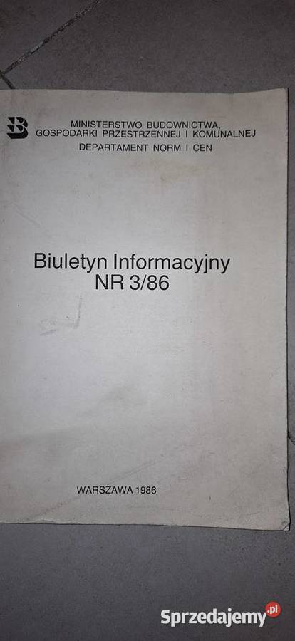 Unikalny Biuletyn Informacyjny MRiGPiK 386 niski Łęczyca
