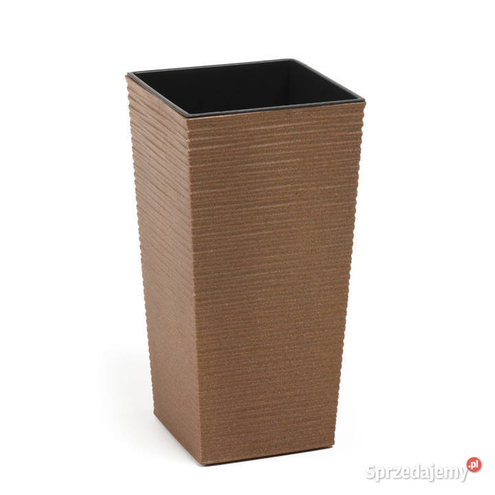 Wysoka doniczka z efektem dłuta Gdańsk