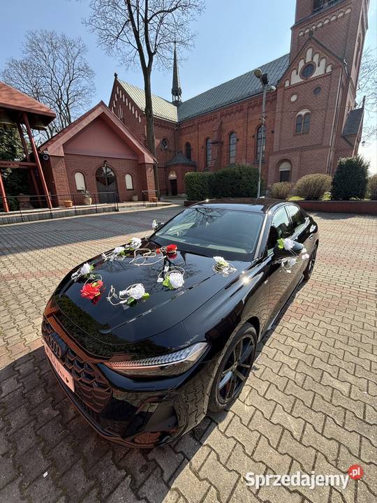 Auto Audi A5 do ślubu samochód do ślubu wesela Sosnowiec obsługa imprez