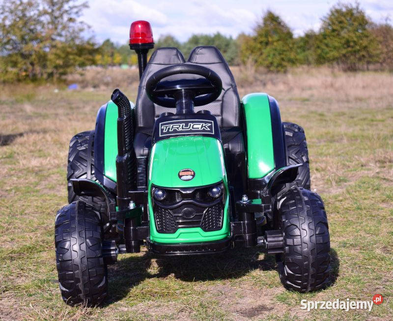 Autko TRAKTOR NA AKUMULATOR Z PRZYCZEPĄ dzieci Myszków sprzedam