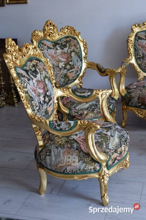 GOBELIN Arystokracja Barokowy Komplet Wypoczynek sprzedam