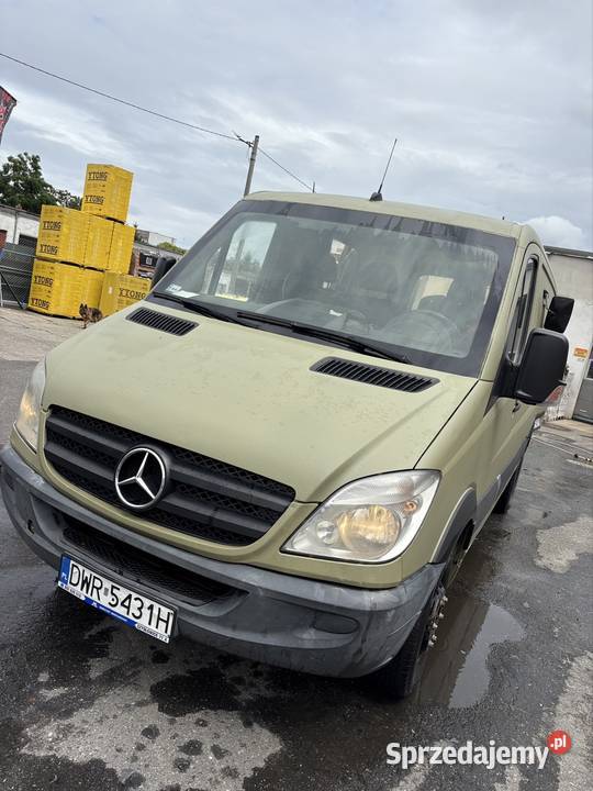 Mercedes Sprinter 513 kat C 5 osób zielony Skarbimierz
