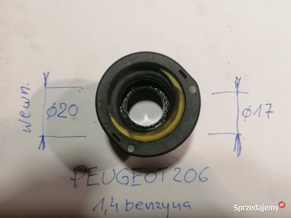 szybkozłącze odmy Peugeot 206 14 benzyna Części montażowe Piotrków Trybunalski