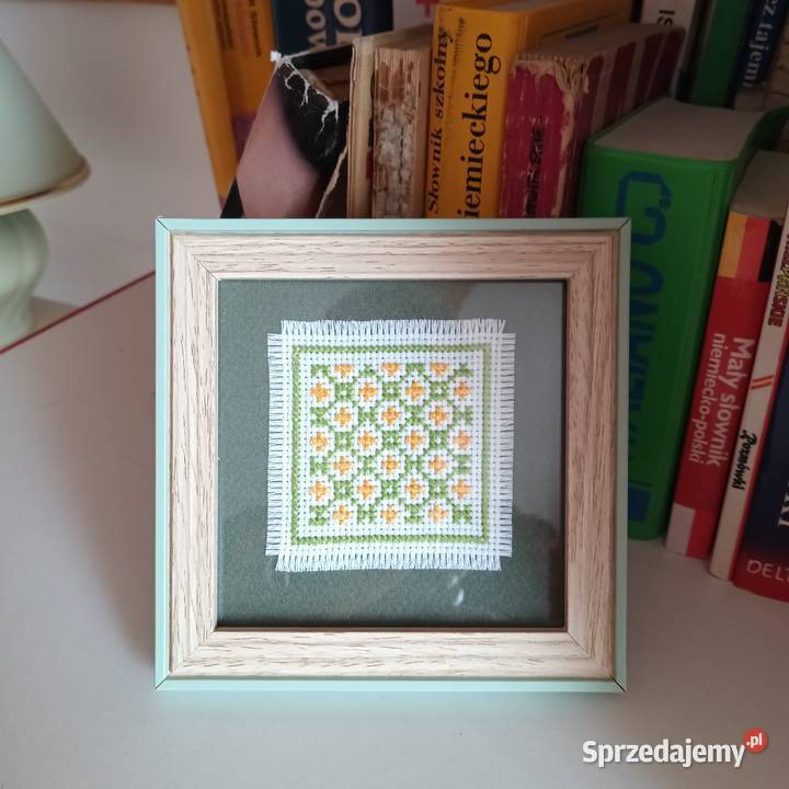 krzyżykowy obrazek żółtozielony kujawsko-pomorskie Inowrocław