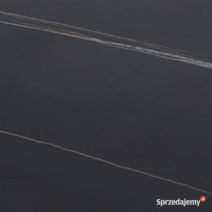 Konsola nowojorska czarna z kamiennym blatem Golkowice