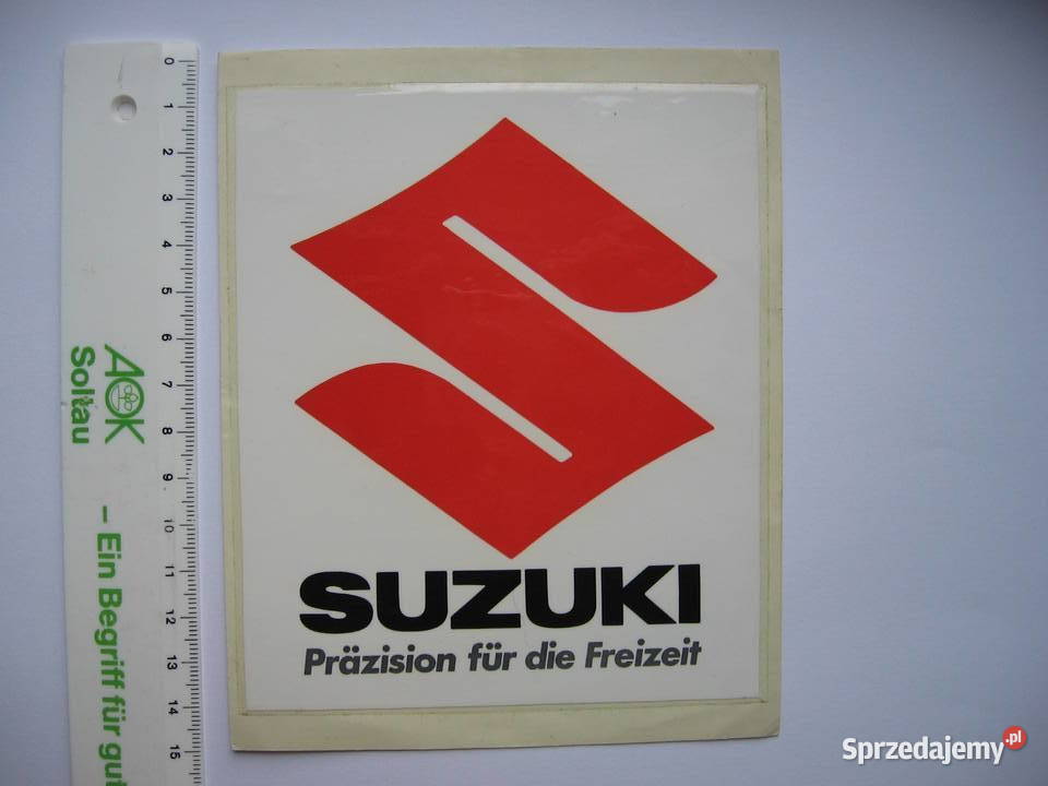 SUZUKI stara naklejka nalepka PRL podkarpackie sprzedam