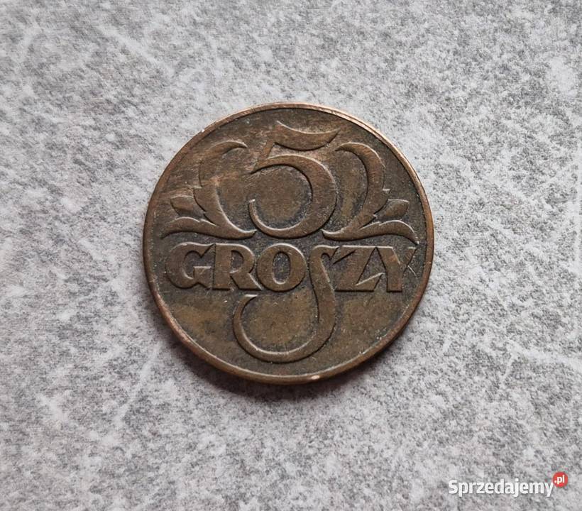 433 POLSKA II RP 5 Groszy 1939 r Numizmatyka