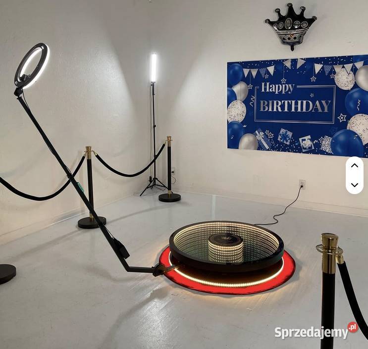 Fotobudka 360 LED SZKLANA 100 NOWA podkarpackie Krosno