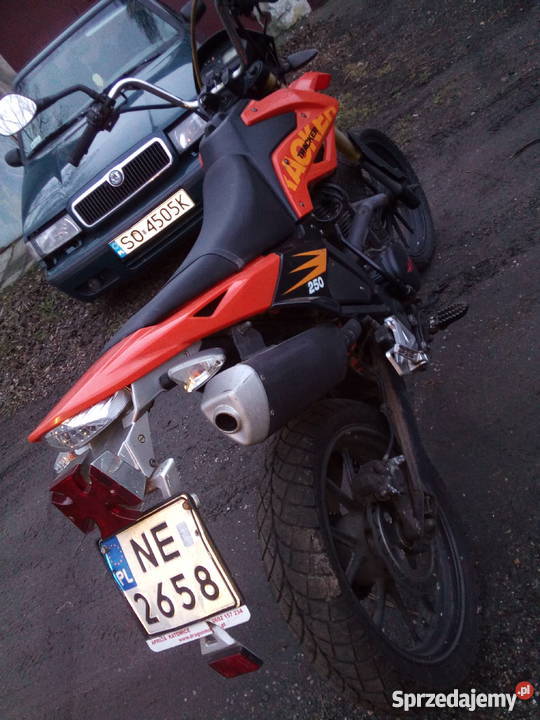 zipp tracker 250 supermoto 2000 nowosci kupiony w polskim salonie Sosnowiec