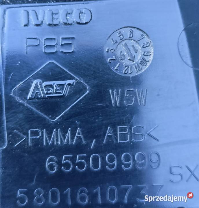 IVECO DAILY LAMPA OBRYSOWA DACHOWA LEWA GÓRNA Sulechów