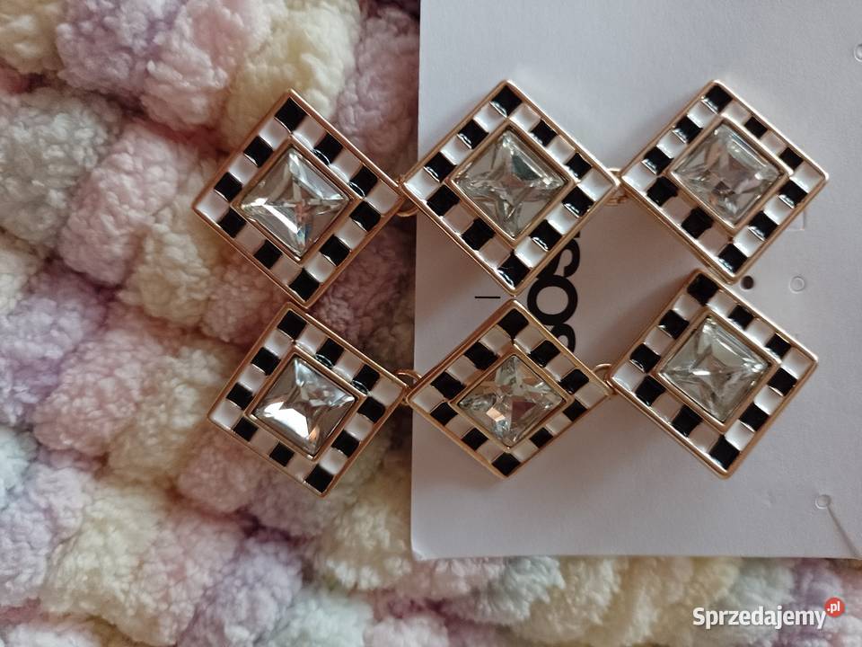 ASOS Długie kolczyki wieczorowe ze zdobieniem małopolskie Kraków