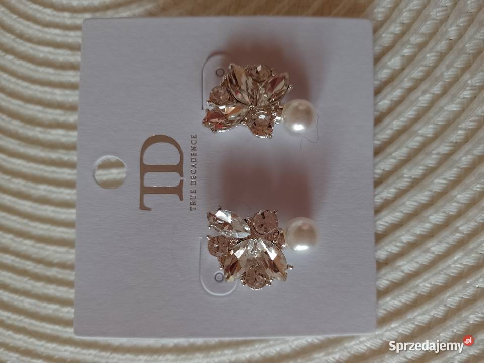 Bogato zdobione kolczyki perły biznesowe z Dla kobiet Kraków