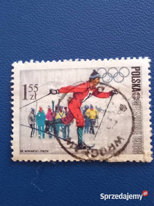 Znaczek Olimpiada Polska z 1968 r Świdnica sprzedam