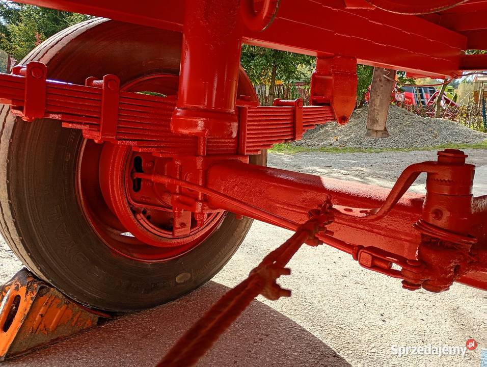 Przyczepa jednoosiowa wywrotka 5 ton super stan Przyczepy rolnicze Łagów