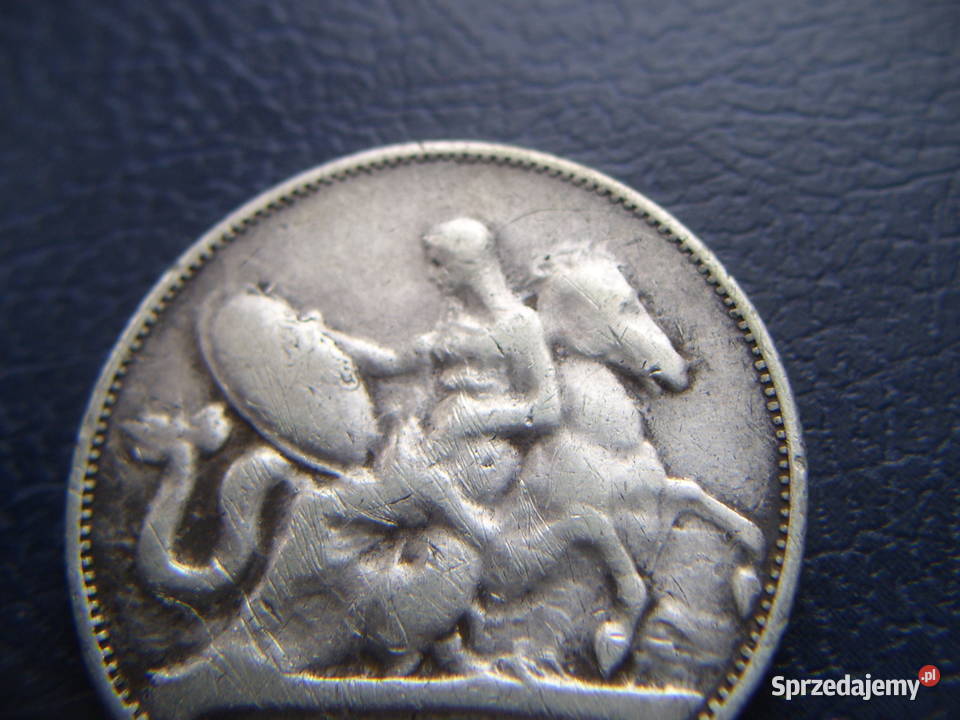 Stare monety 2 drachmy 1911 Grecja srebro Numizmatyka Lesko