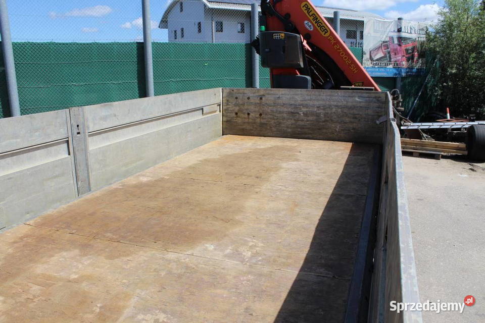 Budowlany 6x4 skrzynia z dzwigiem Palfinger MAN Napęd tylna oś mazowieckie Warszawa