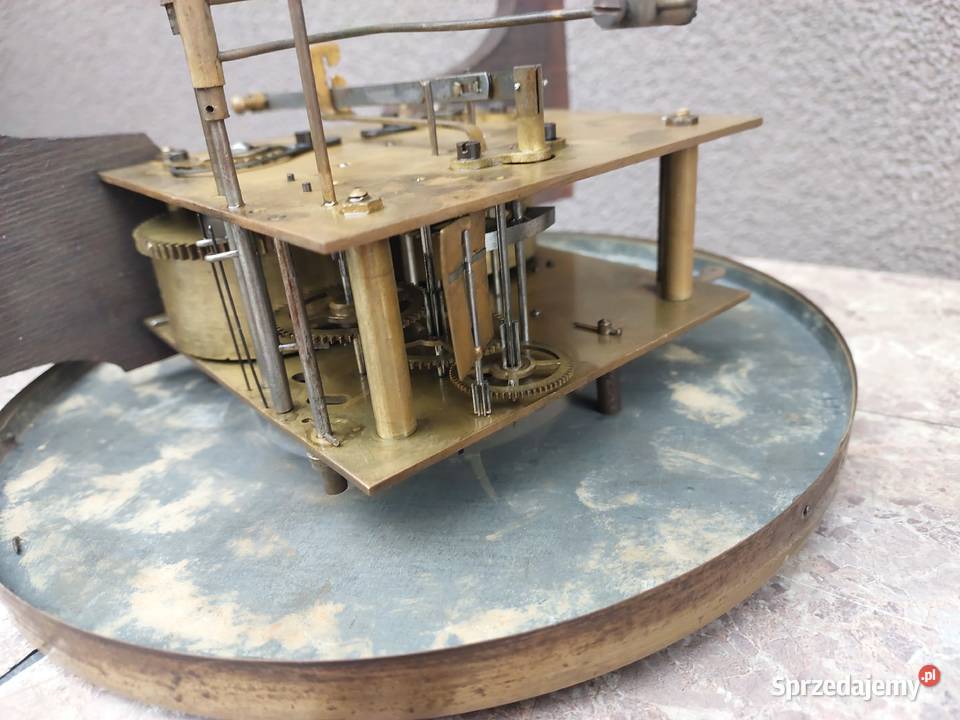 170 Zestaw mechanizm starego zegara ściennego Tczew