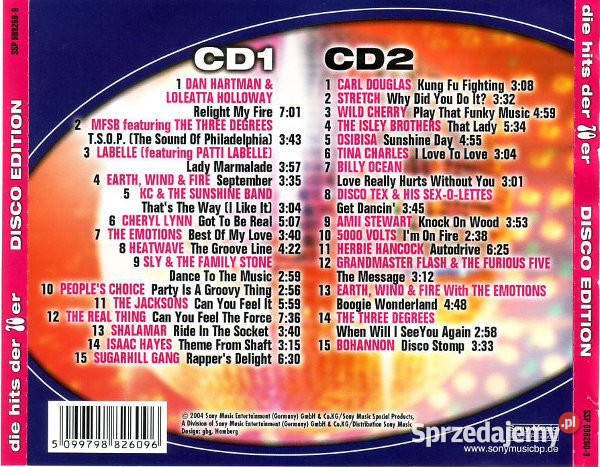Die Hits Der 70er Disco Edition 2 X CD