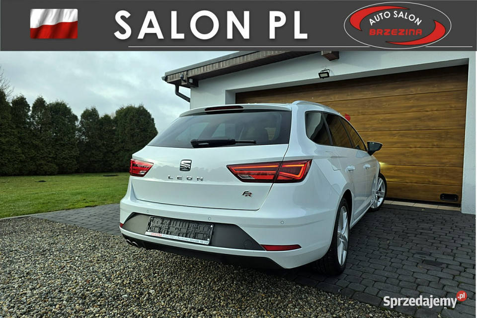 Seat Leon serwis ASO FR nawigacja Full Led III biały Rydułtowy