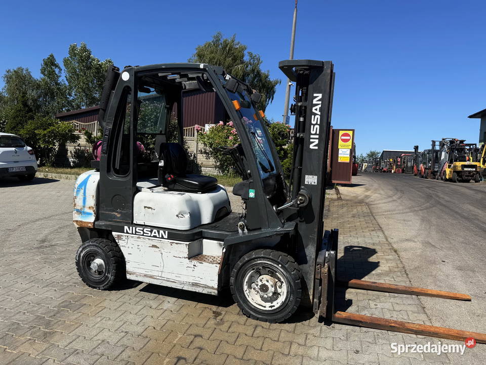 wózek widłowy NISSAN FG25 LPG 2500 Triplex 475m Działoszyn