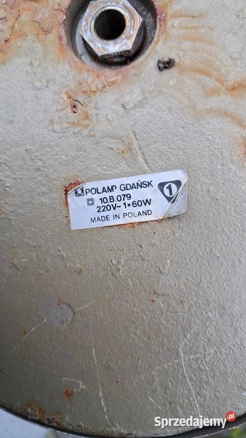 Stara Lampa Biurkowa Polamp Gdańsk PRL Świecie